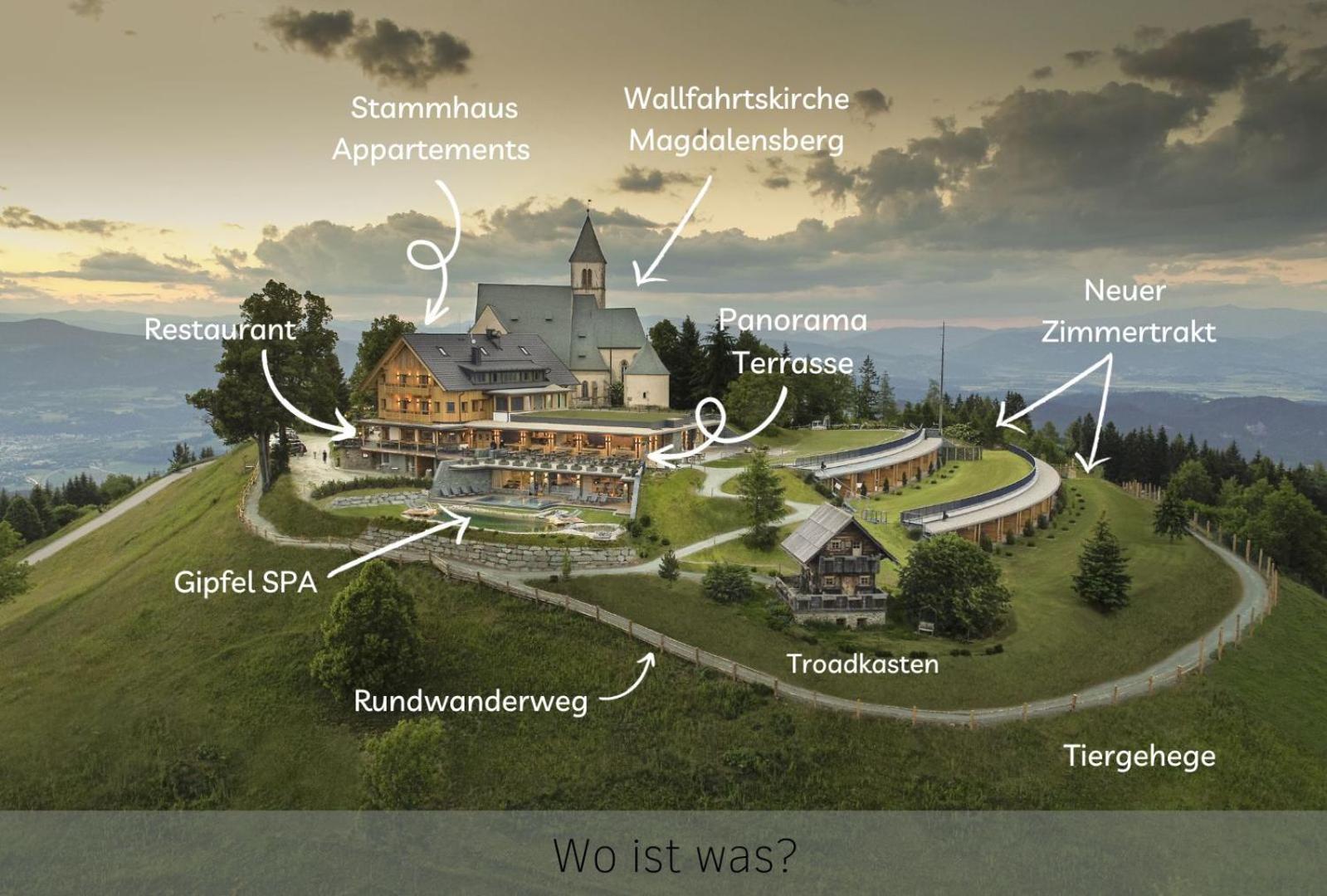 Gipfelhaus Magdalensberg Hotel Sankt Veit an der Glan Exterior photo
